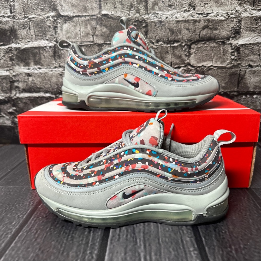 Nike Air Max 97 Ultra 17 Premium Confetti Shoes AO2325-001 Womens Size 6